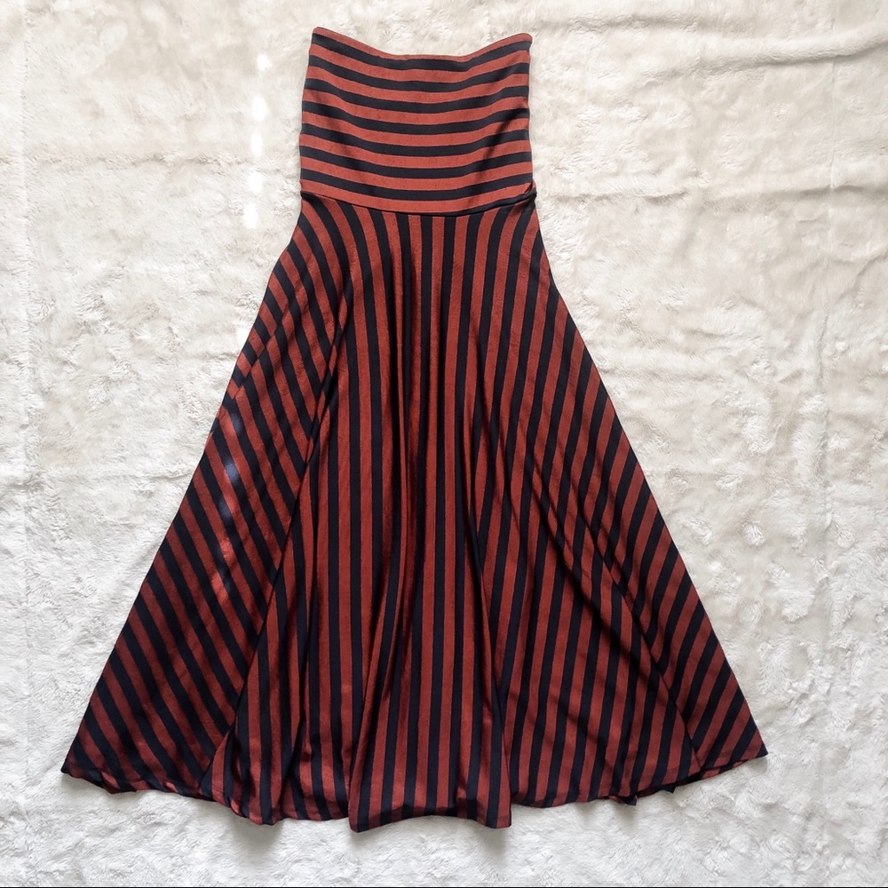 Anthropologie Sleeveless Striped Dress NWT
